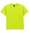 GD03B Kids Light Cotton Tshirt Safety Green colour image